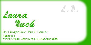 laura muck business card